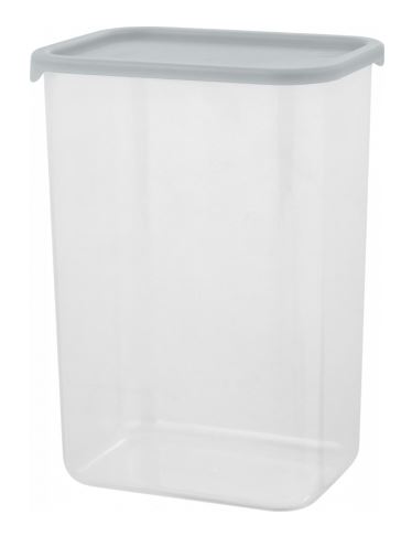 Банка для сыпучих продуктов Sugar&Spice Vanilla прямоуг,2л  с гибкой крышкой трюфель